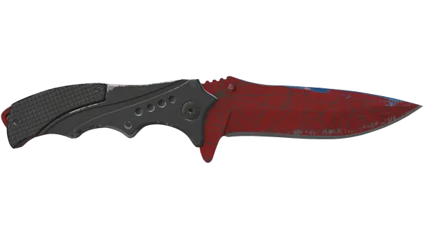 ★ Nomad Knife | Crimson Web (Battle-Scarred)