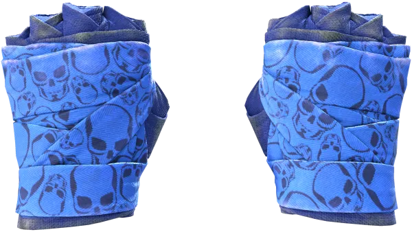 ★ Hand Wraps | Cobalt Skulls (Field-Tested)