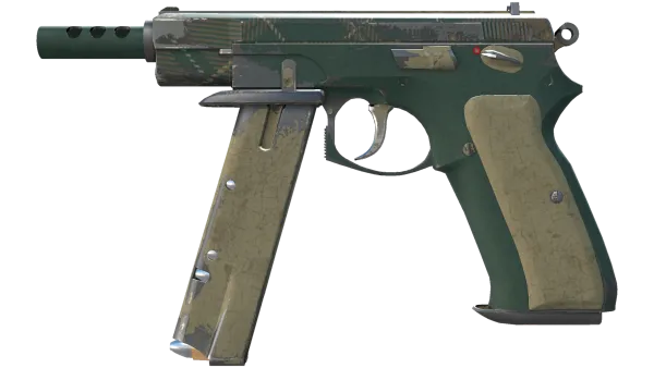 CZ75-Auto | Green Plaid (Battle-Scarred)