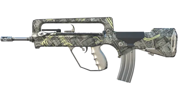 FAMAS | Faulty Wiring (Battle-Scarred)