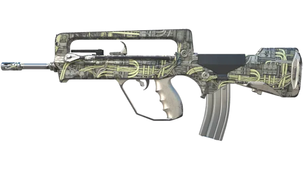 FAMAS | Faulty Wiring (Battle-Scarred)