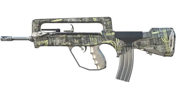 FAMAS | Faulty Wiring (Battle-Scarred)