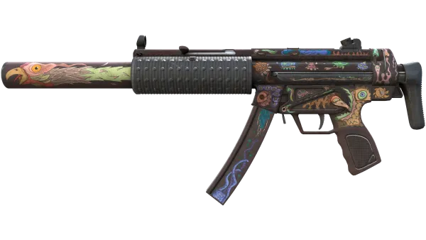 MP5-SD | Necro Jr. (Battle-Scarred)