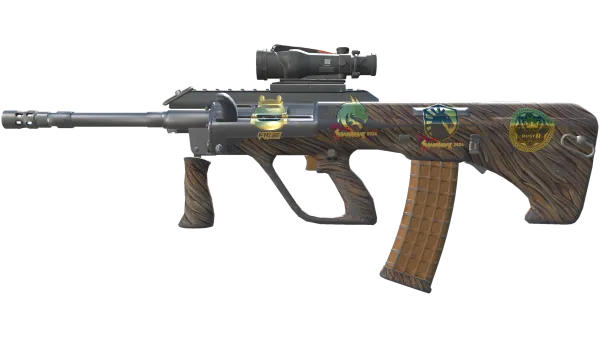 Souvenir AUG | Spalted Wood (Field-Tested)