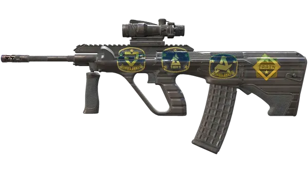 Souvenir AUG | Steel Sentinel (Battle-Scarred)