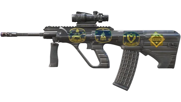 Souvenir AUG | Steel Sentinel (Battle-Scarred)