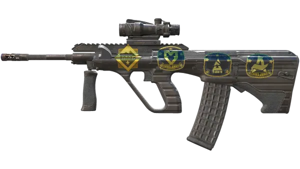 Souvenir AUG | Steel Sentinel (Battle-Scarred)