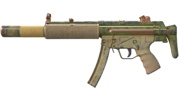 MP5-SD | Savannah Halftone (Well-Worn)