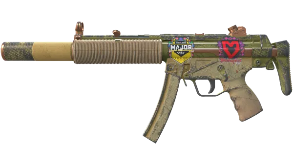 MP5-SD | Savannah Halftone (Well-Worn)