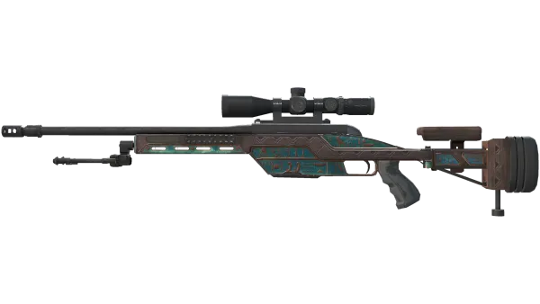 SSG 08 | Azure Glyph (Battle-Scarred)