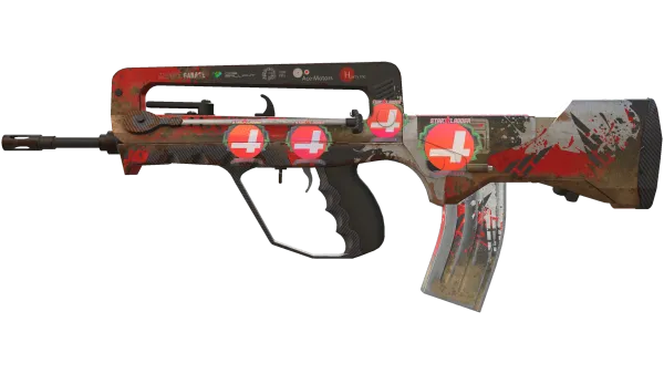 StatTrak™ FAMAS | Roll Cage (Battle-Scarred)
