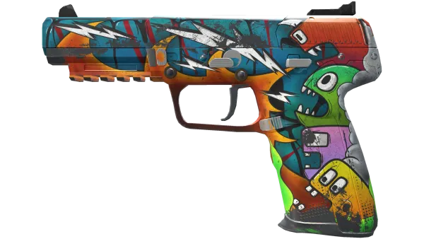 Five-SeveN | Angry Mob (Battle-Scarred)
