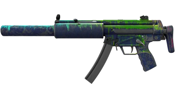 MP5-SD | Phosphor (Battle-Scarred)