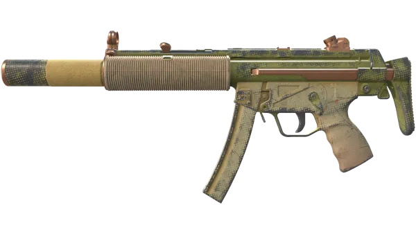 MP5-SD | Savannah Halftone (Well-Worn)
