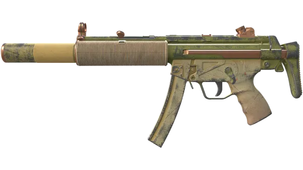 MP5-SD | Savannah Halftone (Well-Worn)