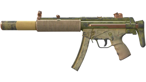 MP5-SD | Savannah Halftone (Well-Worn)