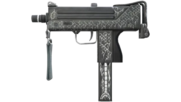 MAC-10 | Whitefish (Well-Worn)