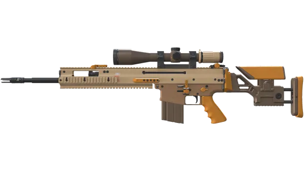 SCAR-20 | Short Ochre (Minimal Wear)