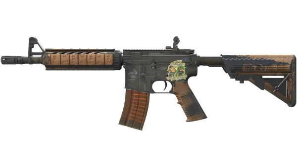 StatTrak™ M4A4 | Poly Mag (Battle-Scarred)