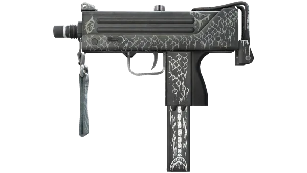 MAC-10 | Whitefish (Battle-Scarred)