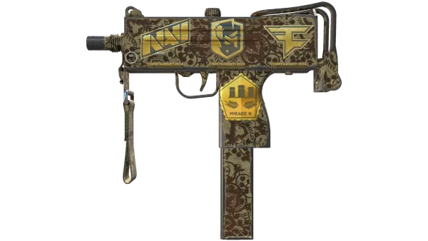 Souvenir MAC-10 | Sienna Damask (Field-Tested)