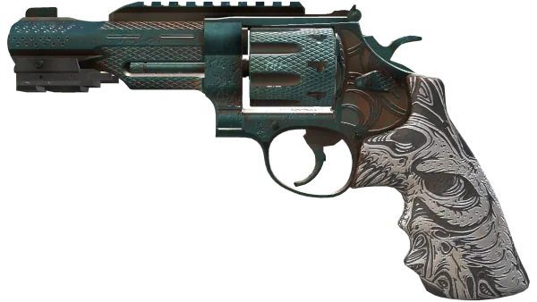 StatTrak™ R8 Revolver | Bone Forged (Battle-Scarred)