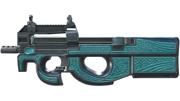 StatTrak™ P90 | Traction (Well-Worn)