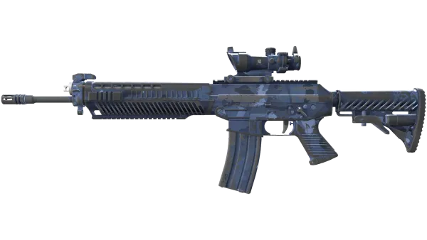 SG 553 | Night Camo (Battle-Scarred)