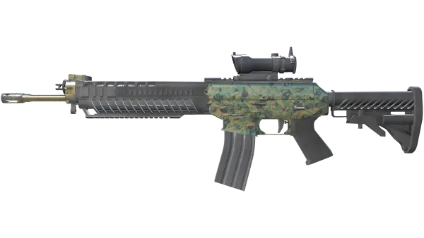 SG 553 | Army Sheen (Field-Tested)
