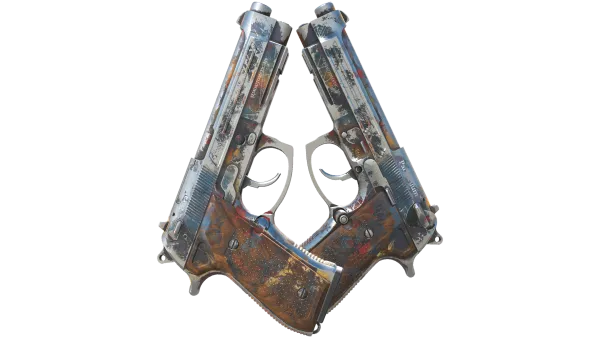 Dual Berettas | Hideout (Battle-Scarred)