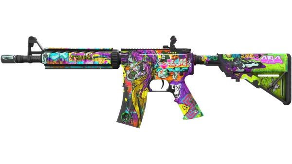 M4A4 | In Living Color (Well-Worn)