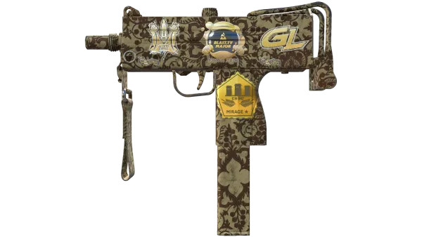 Souvenir MAC-10 | Sienna Damask (Minimal Wear)