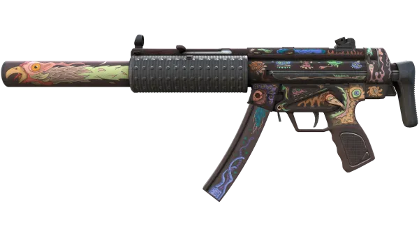 StatTrak™ MP5-SD | Necro Jr. (Battle-Scarred)