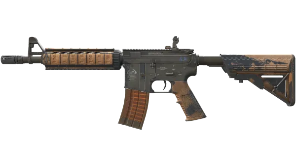 M4A4 | Poly Mag (Battle-Scarred)