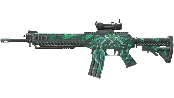 SG 553 | Dragon Tech (Well-Worn)