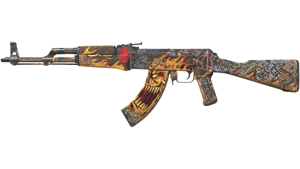 StatTrak™ AK-47 | Searing Rage (Minimal Wear)