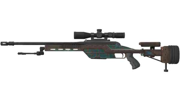 SSG 08 | Azure Glyph (Battle-Scarred)