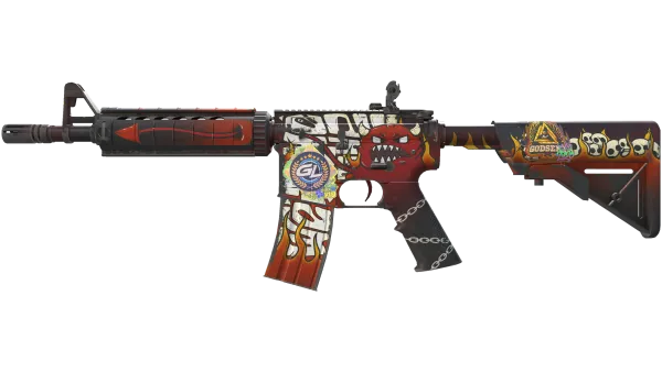 M4A4 | Hellfire (Minimal Wear)