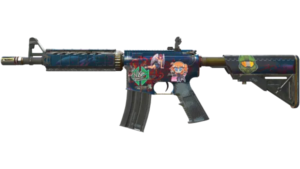 StatTrak™ M4A4 | Spider Lily (Battle-Scarred)