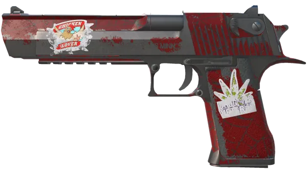 StatTrak™ Desert Eagle | Crimson Web (Battle-Scarred)