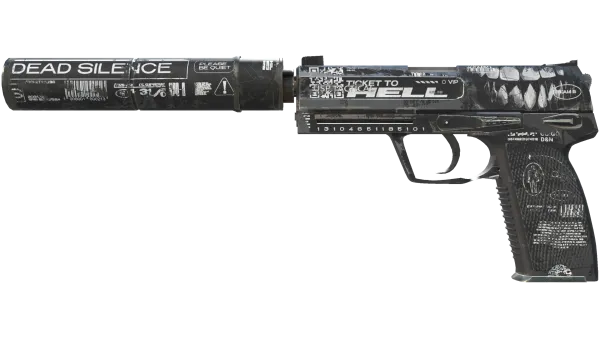 StatTrak™ USP-S | Ticket to Hell (Well-Worn)