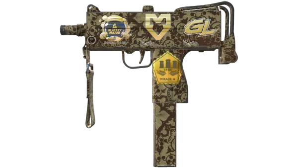Souvenir MAC-10 | Sienna Damask (Field-Tested)