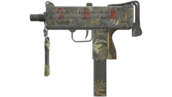 MAC-10 | Monkeyflage (Battle-Scarred)