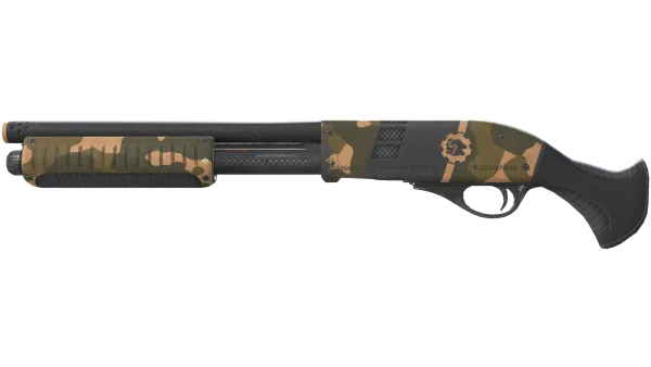 Sawed-Off | Black Sand (Well-Worn)