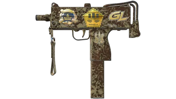 Souvenir MAC-10 | Sienna Damask (Field-Tested)