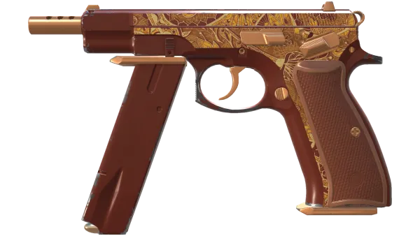 CZ75-Auto | Honey Paisley (Field-Tested)