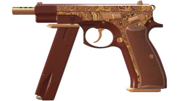 CZ75-Auto | Honey Paisley (Minimal Wear)