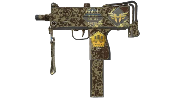 Souvenir MAC-10 | Sienna Damask (Field-Tested)