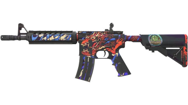 StatTrak™ M4A4 | 龍王 (Dragon King) (Battle-Scarred)