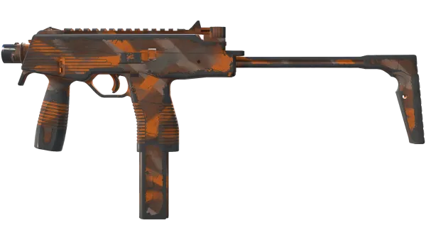 MP9 | Orange Peel (Well-Worn)